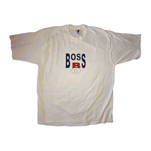 5/$25 Sz XL "Boss" Graphic T-shirt Fruit Of The Loom Cotton